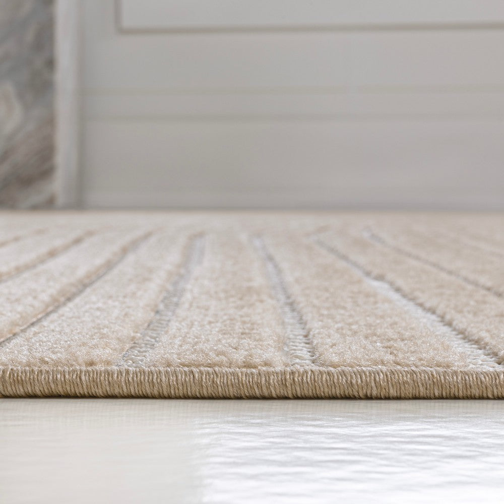 Ewe Minimalist Curve Geometric Indoor/Outdoor Rug