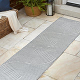 Ewe Minimalist Curve Geometric Indoor/Outdoor Rug