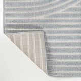 Ewe Minimalist Curve Geometric Indoor/Outdoor Rug