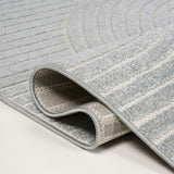 Ewe Minimalist Curve Geometric Indoor/Outdoor Rug