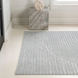 Ewe Minimalist Curve Geometric Indoor/Outdoor Rug