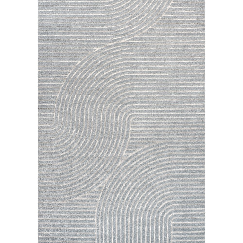 Ewe Minimalist Curve Geometric Indoor/Outdoor Rug