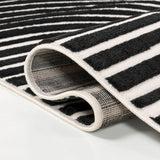 Ewe Minimalist Curve Geometric Indoor/Outdoor Rug