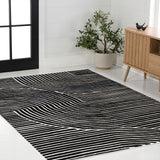 Ewe Minimalist Curve Geometric Indoor/Outdoor Rug