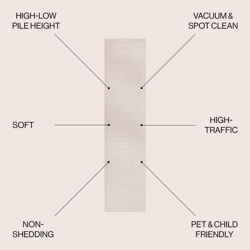 Akan Minimalist Angle Geometric Indoor/Outdoor Rug