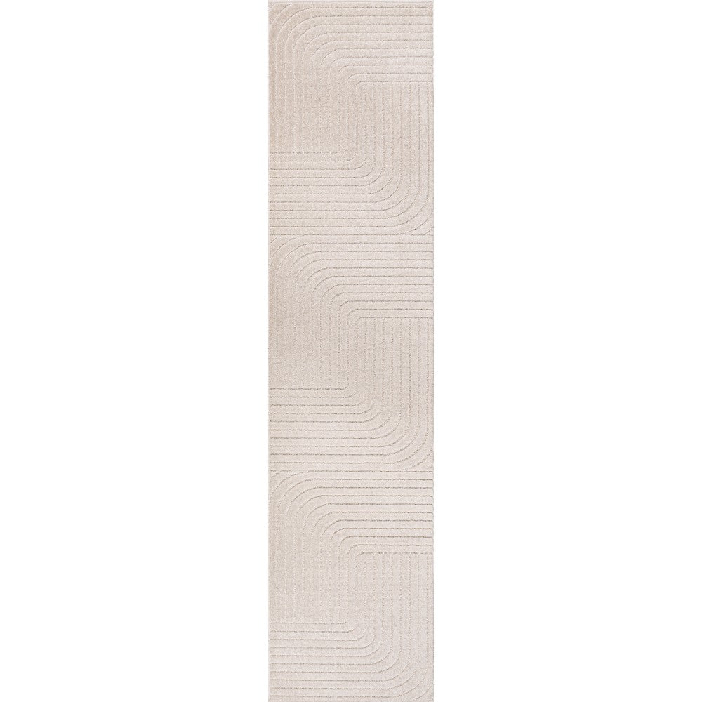 Akan Minimalist Angle Geometric Indoor/Outdoor Rug