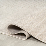 Akan Minimalist Angle Geometric Indoor/Outdoor Rug