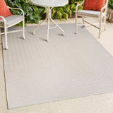 Akan Minimalist Angle Geometric Indoor/Outdoor Rug