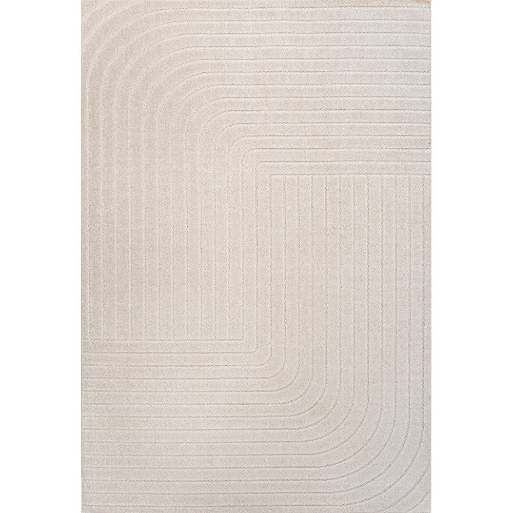Akan Minimalist Angle Geometric Indoor/Outdoor Rug