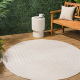 Akan Minimalist Angle Geometric Indoor/Outdoor Rug