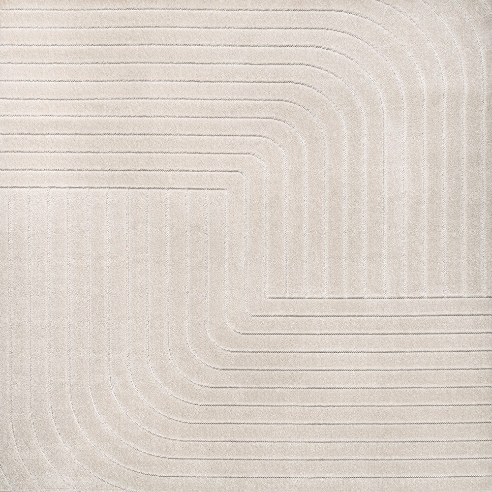 Akan Minimalist Angle Geometric Indoor/Outdoor Rug