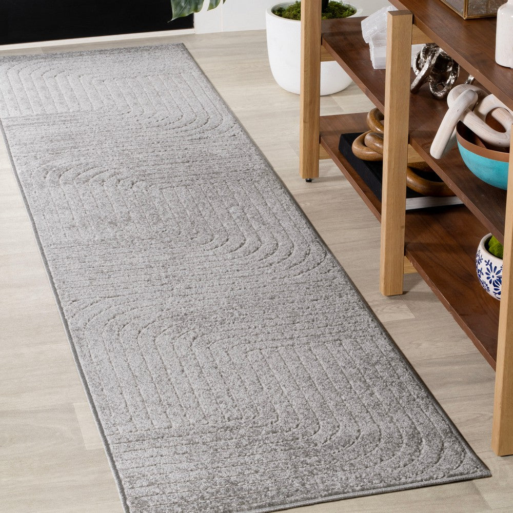 Akan Minimalist Angle Geometric Indoor/Outdoor Rug