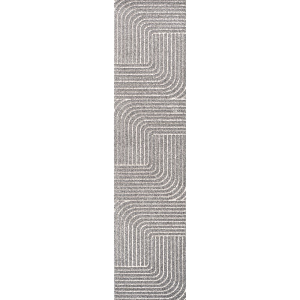 Akan Minimalist Angle Geometric Indoor/Outdoor Rug
