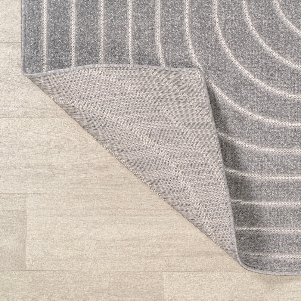 Akan Minimalist Angle Geometric Indoor/Outdoor Rug