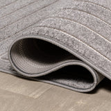 Akan Minimalist Angle Geometric Indoor/Outdoor Rug