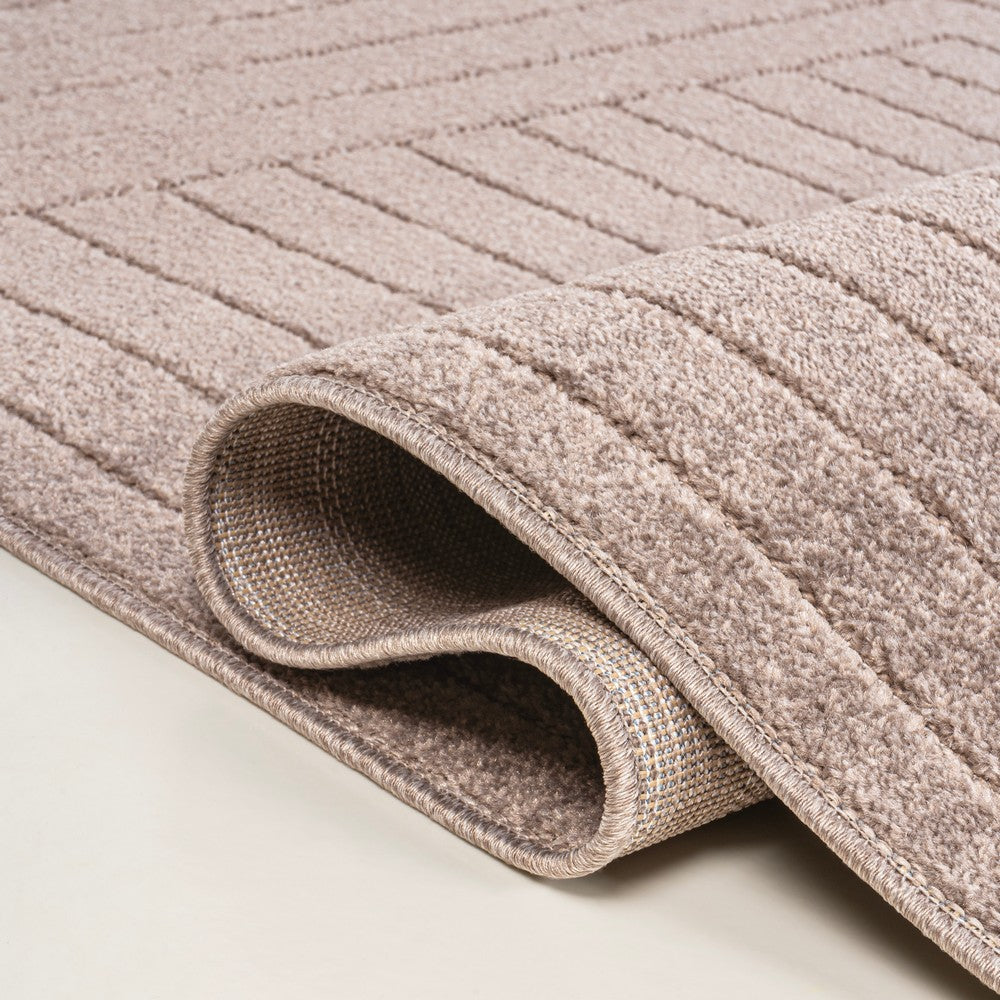 Akan Minimalist Angle Geometric Indoor/Outdoor Rug