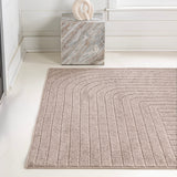 Akan Minimalist Angle Geometric Indoor/Outdoor Rug