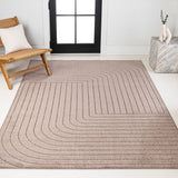 Akan Minimalist Angle Geometric Indoor/Outdoor Rug
