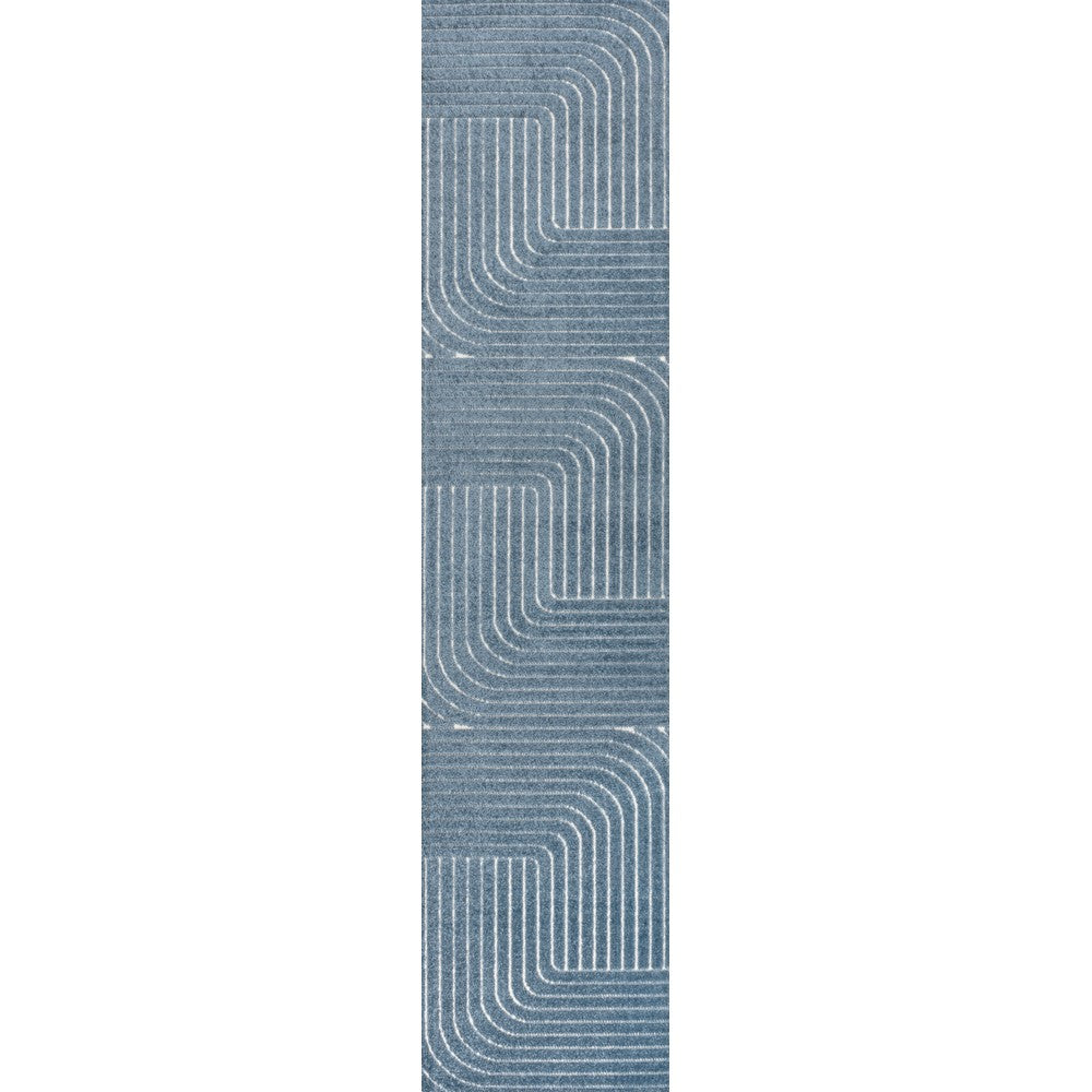 Akan Minimalist Angle Geometric Indoor/Outdoor Rug