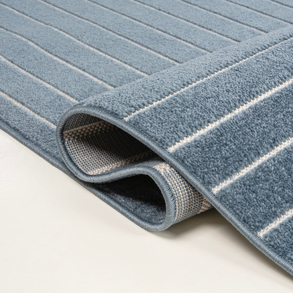 Akan Minimalist Angle Geometric Indoor/Outdoor Rug