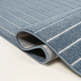 Akan Minimalist Angle Geometric Indoor/Outdoor Rug