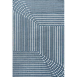 Akan Minimalist Angle Geometric Indoor/Outdoor Rug