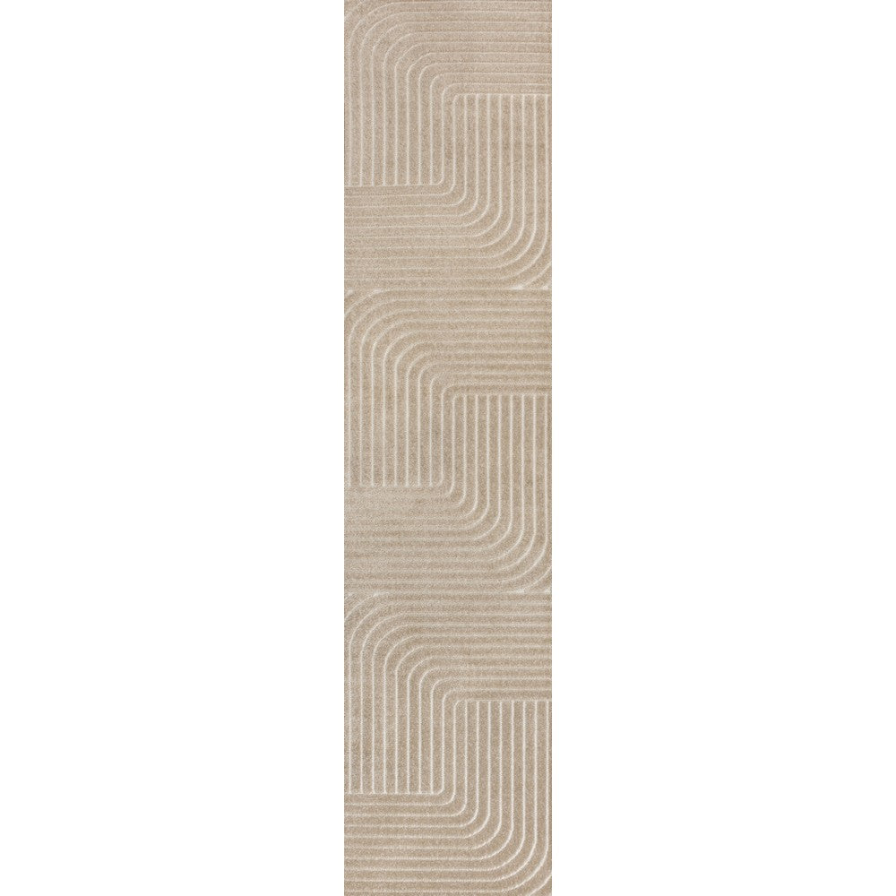 Akan Minimalist Angle Geometric Indoor/Outdoor Rug