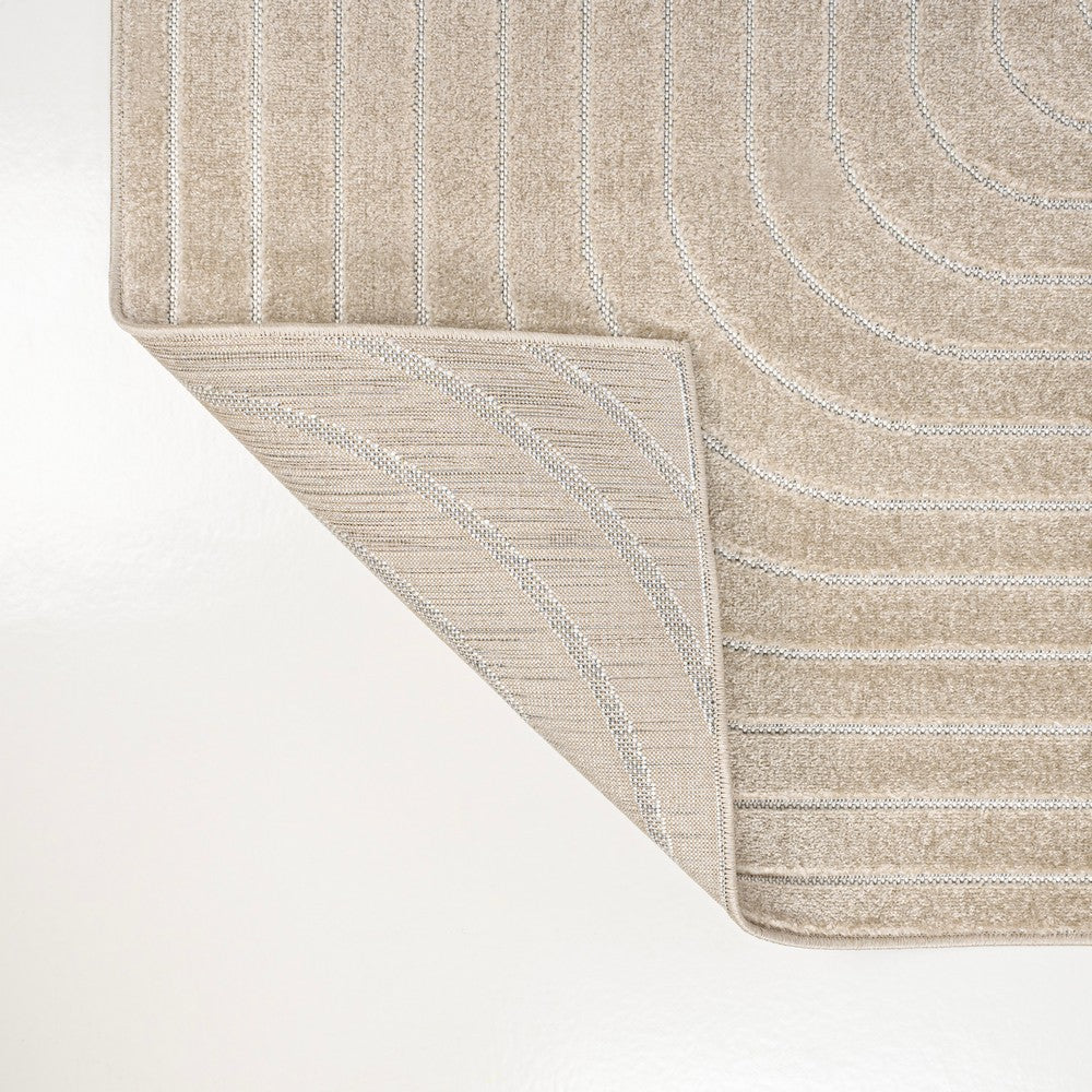 Akan Minimalist Angle Geometric Indoor/Outdoor Rug