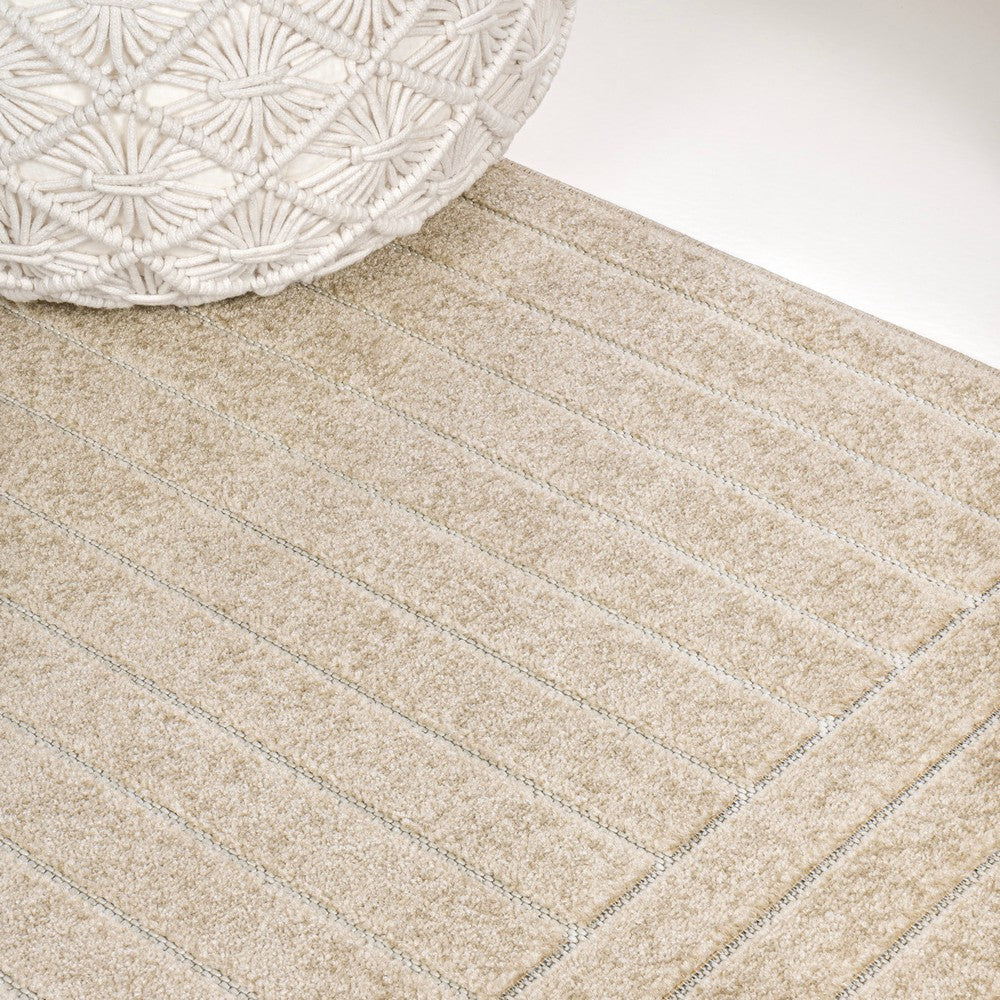 Akan Minimalist Angle Geometric Indoor/Outdoor Rug