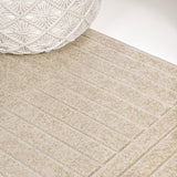 Akan Minimalist Angle Geometric Indoor/Outdoor Rug