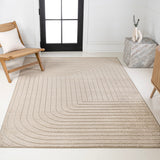Akan Minimalist Angle Geometric Indoor/Outdoor Rug
