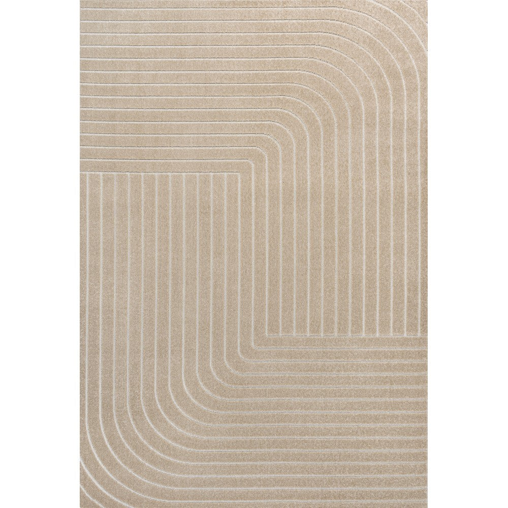 Akan Minimalist Angle Geometric Indoor/Outdoor Rug