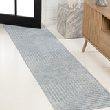 Akan Minimalist Angle Geometric Indoor/Outdoor Rug