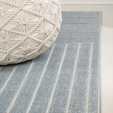 Akan Minimalist Angle Geometric Indoor/Outdoor Rug