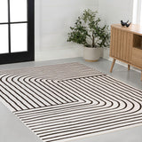 Akan Minimalist Angle Geometric Indoor/Outdoor Rug