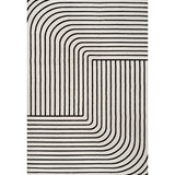 Akan Minimalist Angle Geometric Indoor/Outdoor Rug