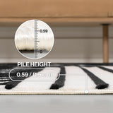 Akan Minimalist Angle Geometric Indoor/Outdoor Rug