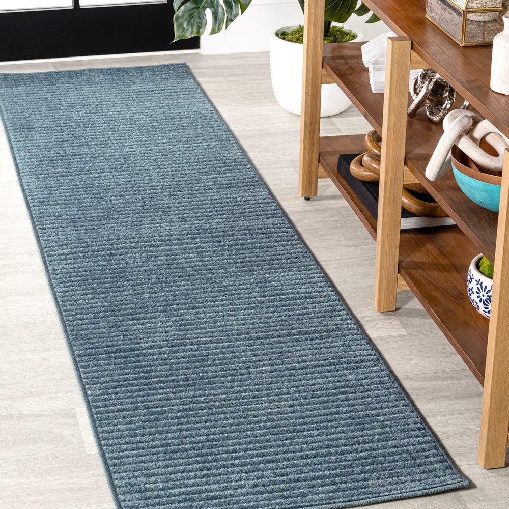 Fedir Minimalist Scandi Striped Indoor/Outdoor Area Rug