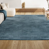 Fedir Minimalist Scandi Striped Indoor/Outdoor Area Rug