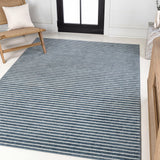 Fedir Minimalist Scandi Striped Indoor/Outdoor Area Rug