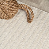 Fedir Minimalist Scandi Striped Indoor/Outdoor Area Rug