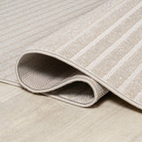 Fedir Minimalist Scandi Striped Indoor/Outdoor Area Rug