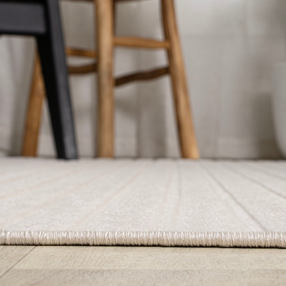 Fedir Minimalist Scandi Striped Indoor/Outdoor Area Rug