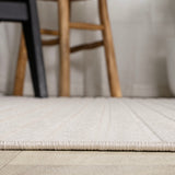Fedir Minimalist Scandi Striped Indoor/Outdoor Area Rug
