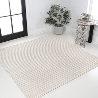 Fedir Minimalist Scandi Striped Indoor/Outdoor Area Rug