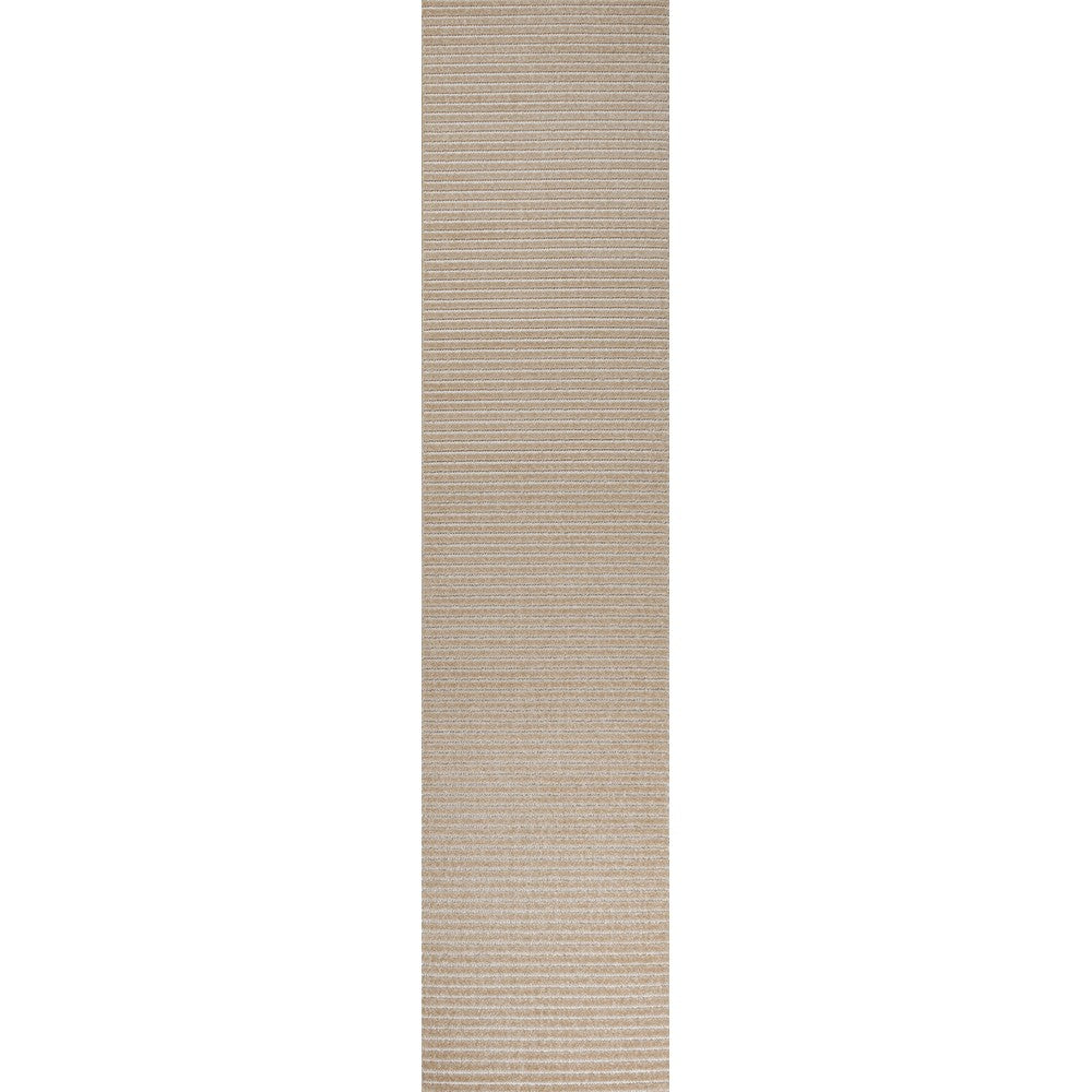 Fedir Minimalist Scandi Striped Indoor/Outdoor Area Rug