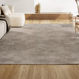Fedir Minimalist Scandi Striped Indoor/Outdoor Area Rug