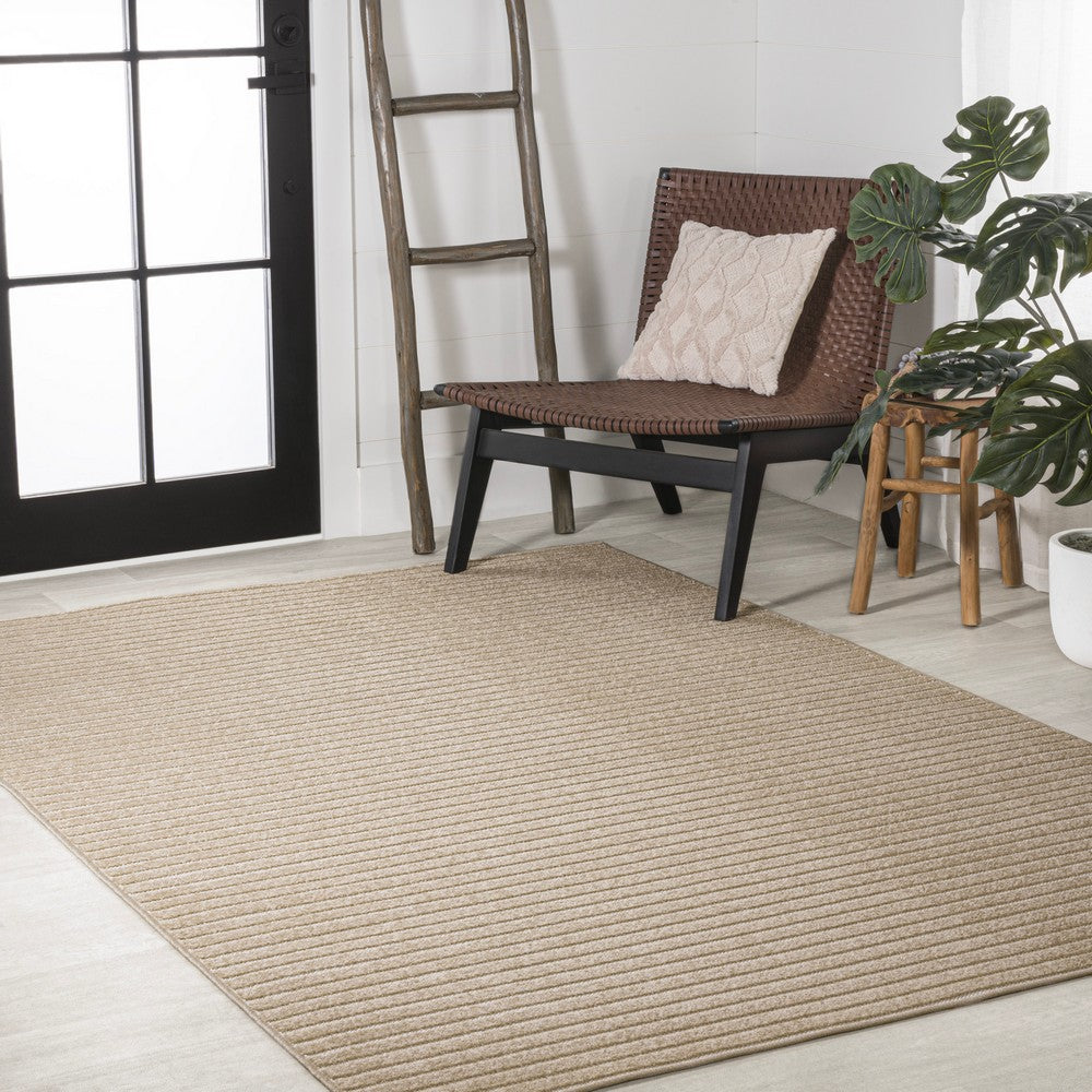 Fedir Minimalist Scandi Striped Indoor/Outdoor Area Rug
