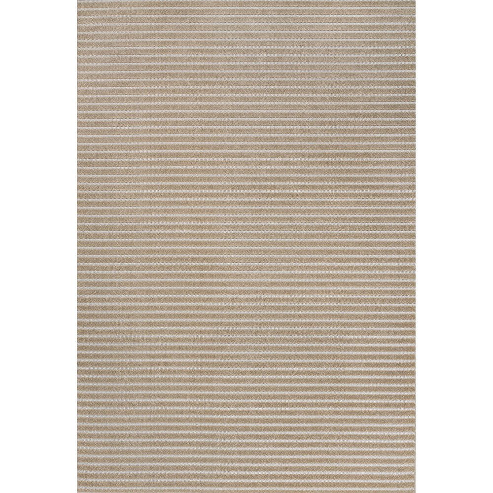 Fedir Minimalist Scandi Striped Indoor/Outdoor Area Rug