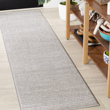 Fedir Minimalist Scandi Striped Indoor/Outdoor Area Rug